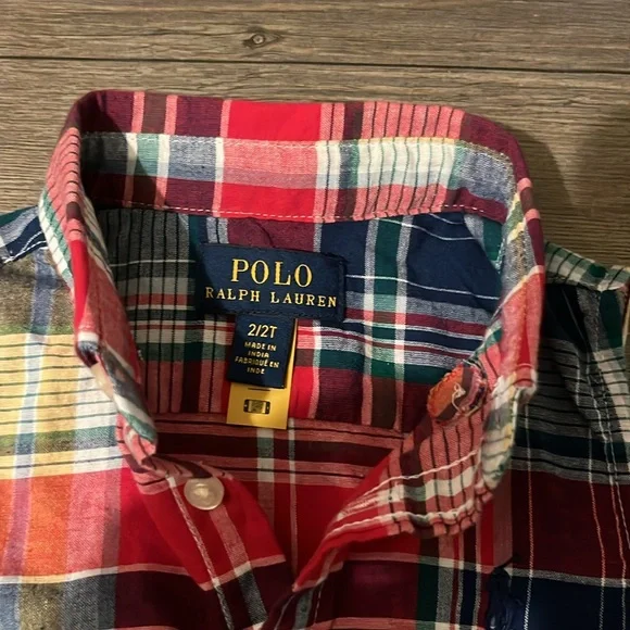 Polo Ralph Lauren Girls Plaid Dress - Picture 4 of 4